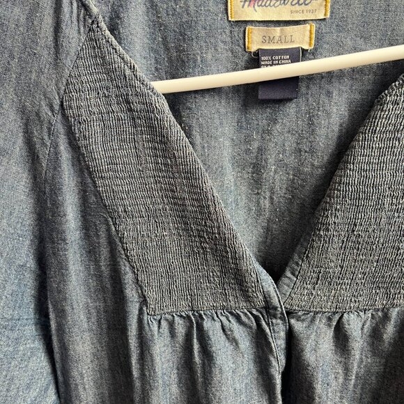 Chambray Tunic Top/Dress by Madewell size small - Picture 6 of 6